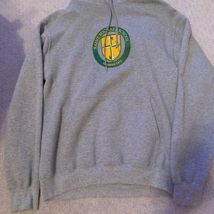 Thrifted vintage school hoodie